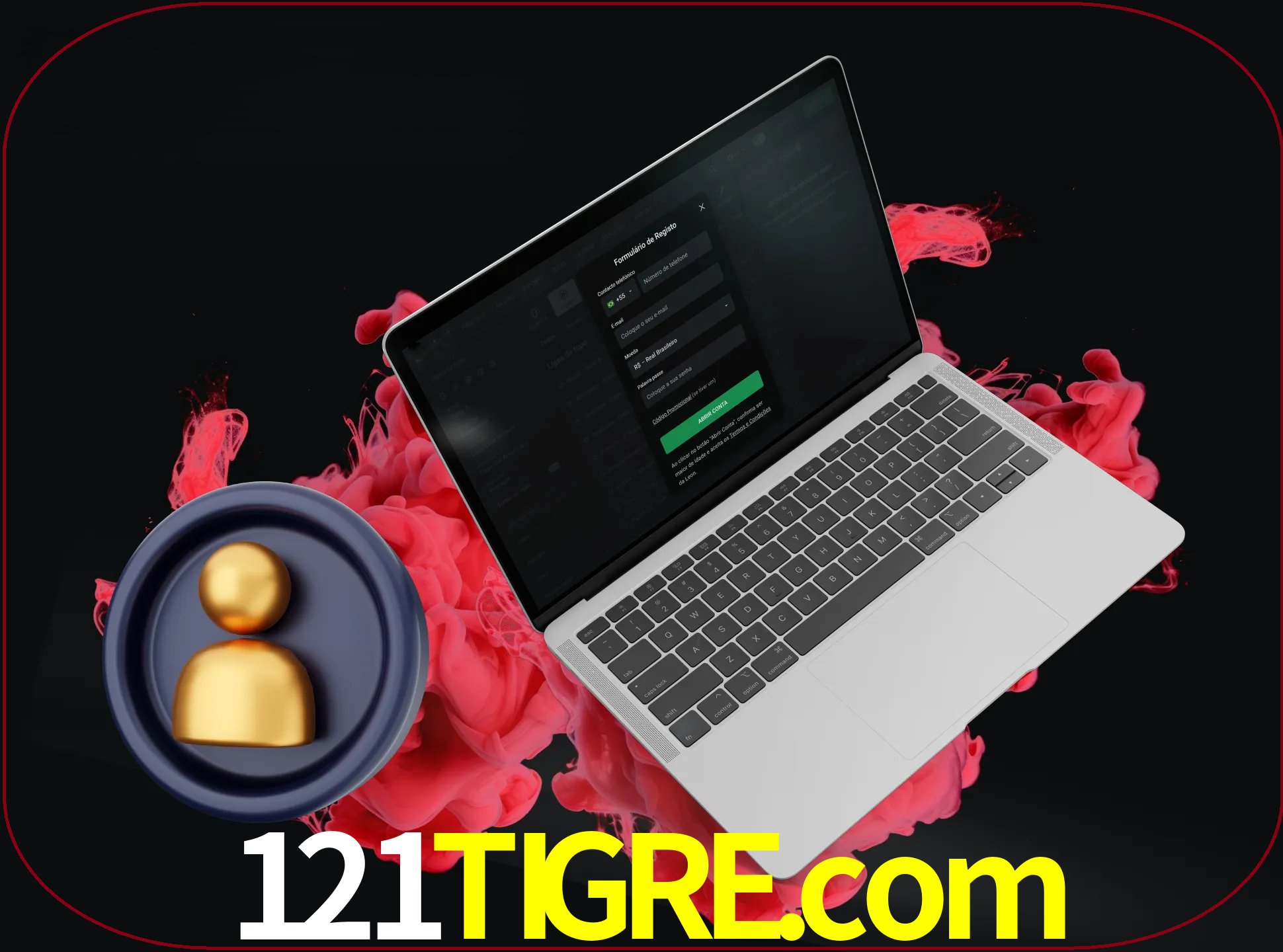 No cabeçalho do site 121tigre, clique no botão que o levará a um formulário especial onde terá de introduzir as suas informações actuais.