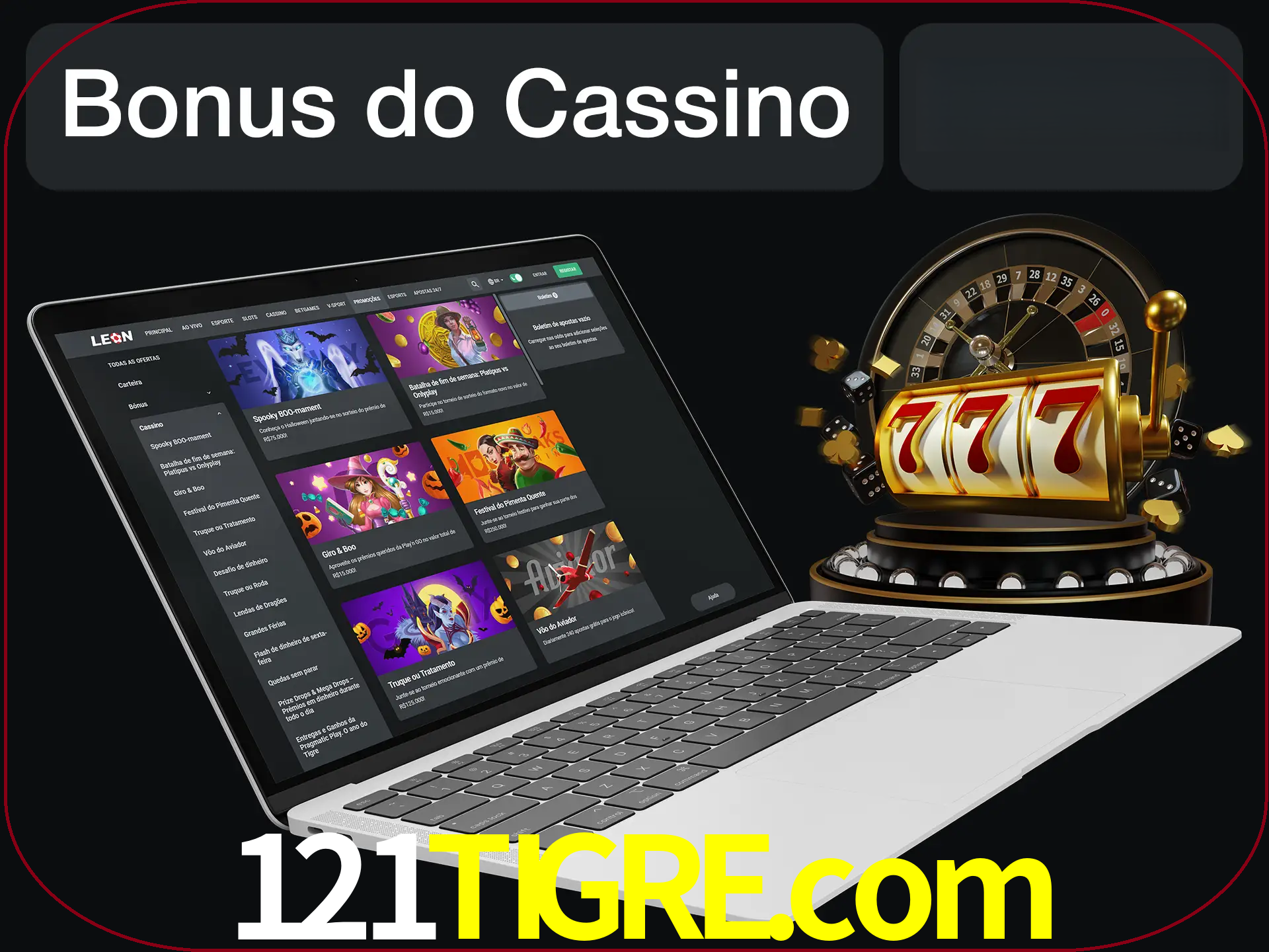 Use o bônus do cassino para começar melhor.