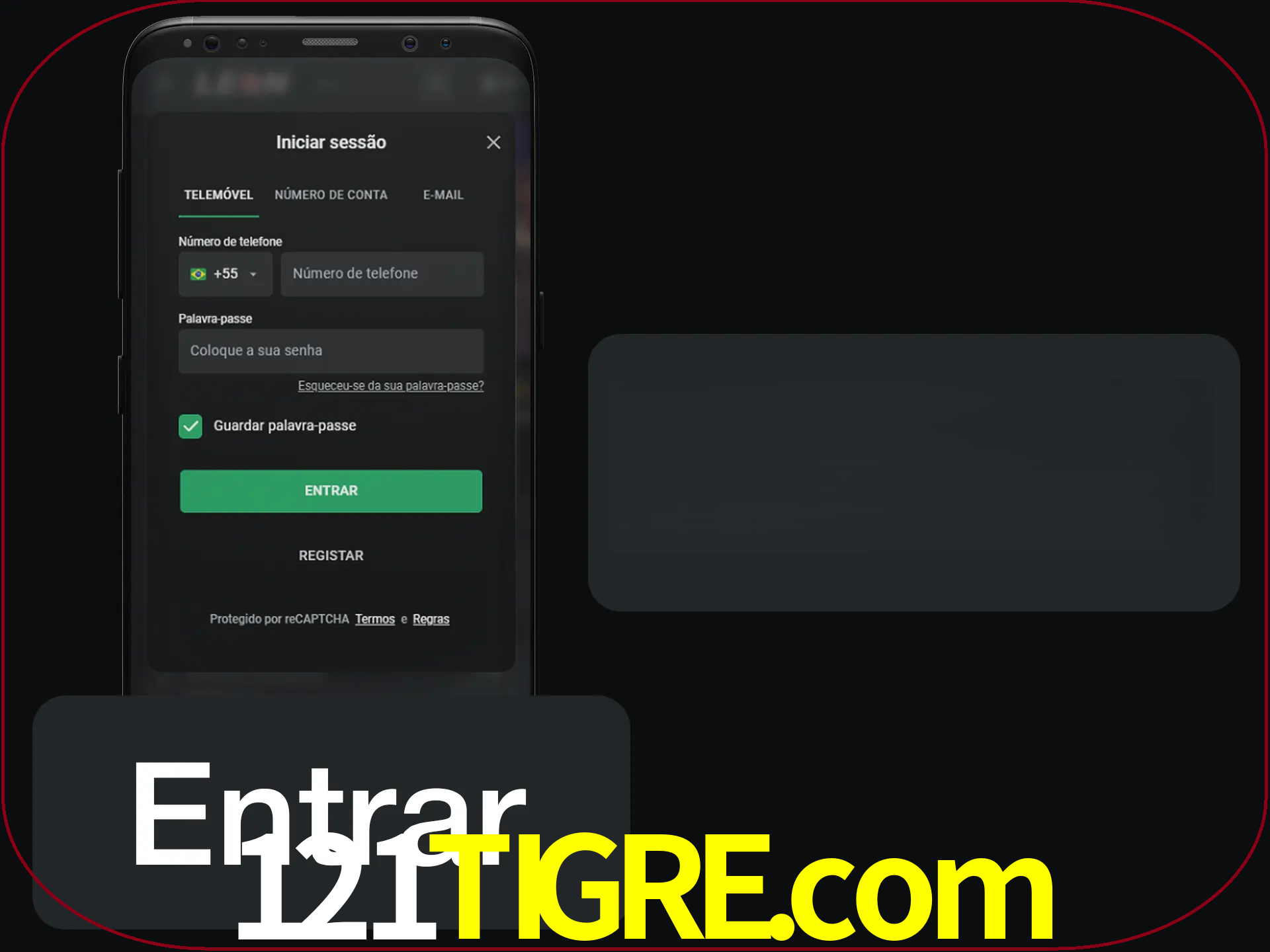 Faça o login para começar a apostar e jogar no cassino.