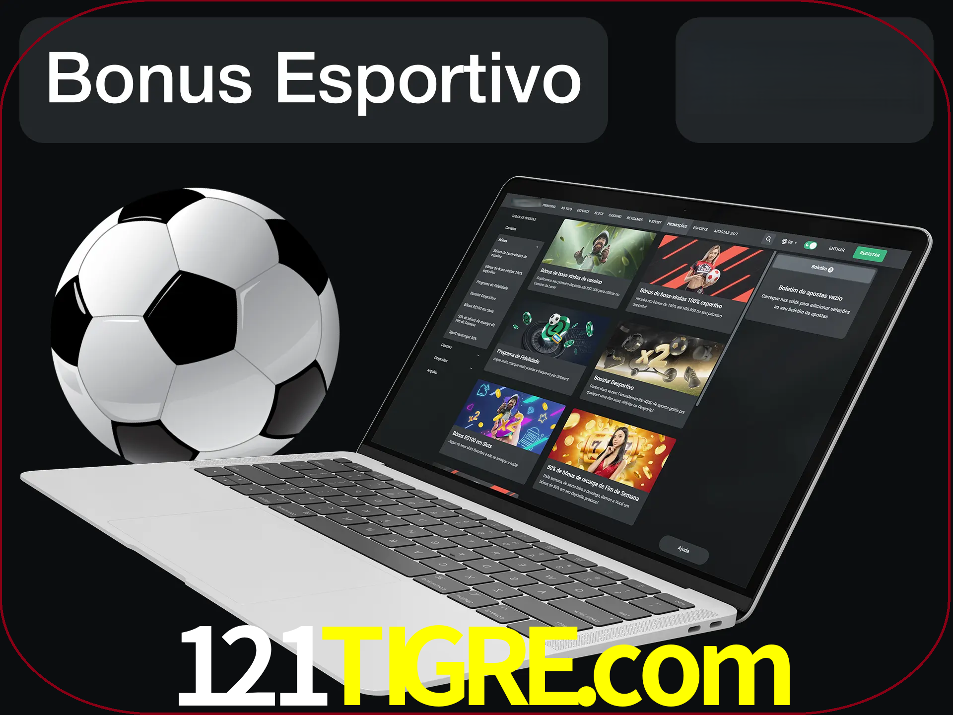 Antes de começar a apostar, use o bônus esportivo.
