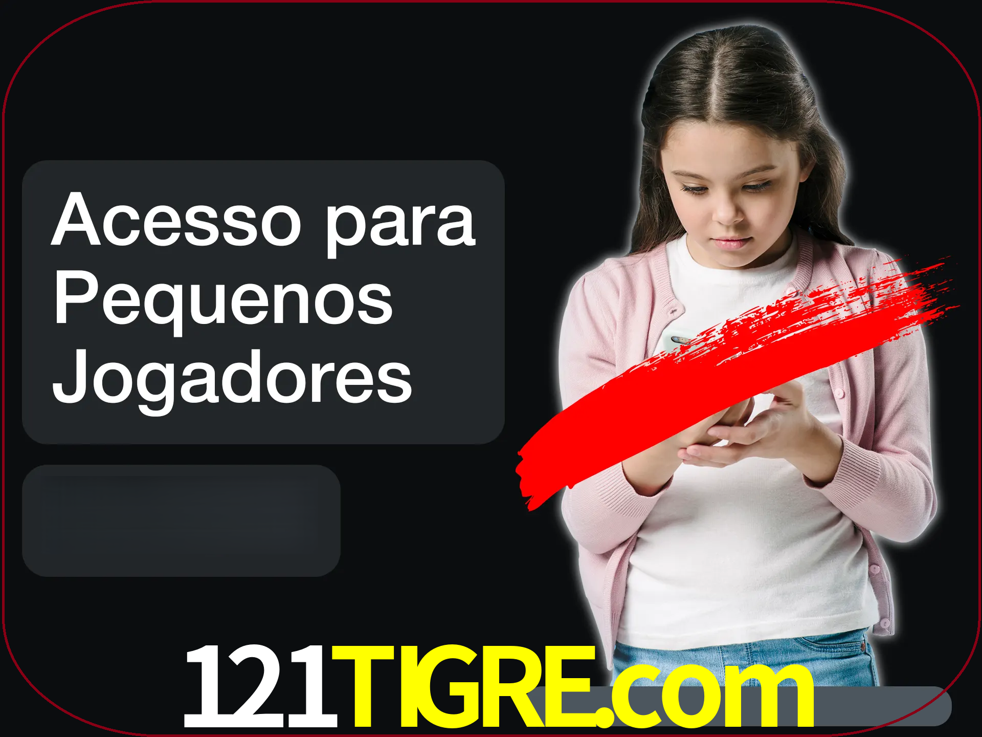 As crianças não podem jogar jogos de cassino.