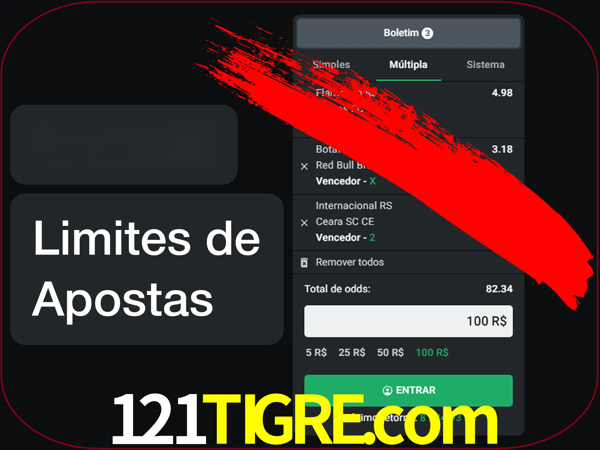 Não faça apostas loucas.